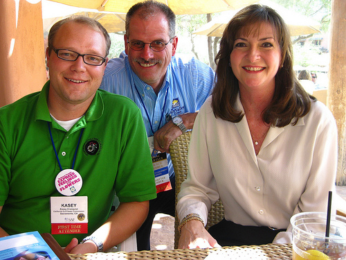 Kasey Cronquist (Exec Director, California Cut Flowers Commission), Lane DeVries (Pres/CEO, The Sun Valley Group, and Cinda Baxter (Always Upward and The 3/50 Project)